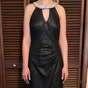 Black sparkly dress size 8
